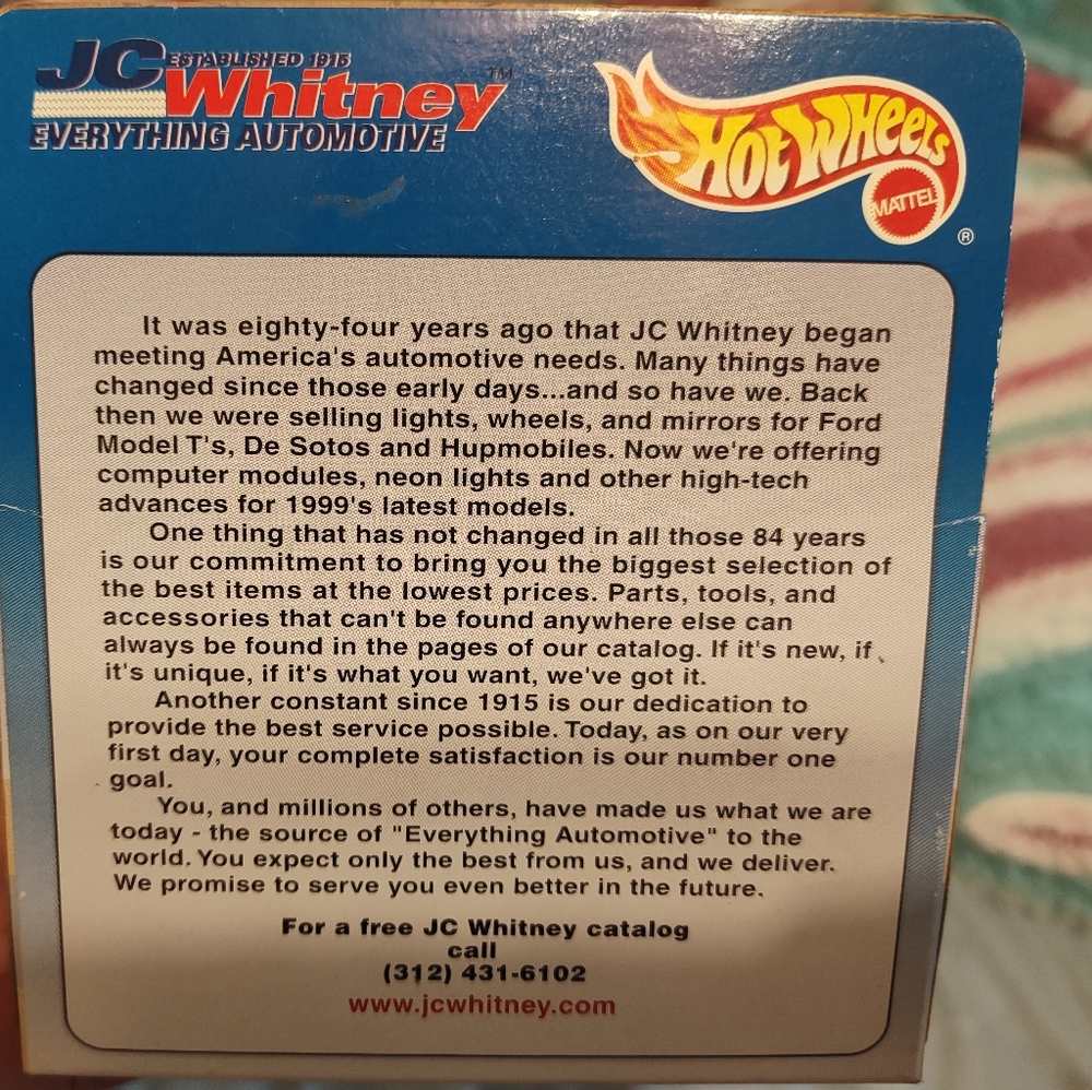 Hot Wheels JC Whitney Scorchin' Scooter Special Edition L12